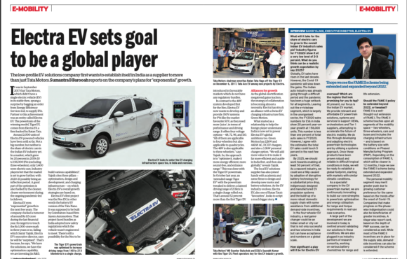 Electra EV sets goal to be a global player